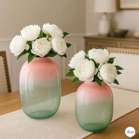 فازة بيضاوي - تدرج الوان