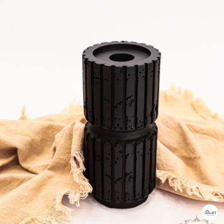 شمعذان رخامي لون اسود