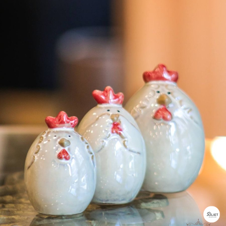 طقم تحف - ديك - 3 قطع