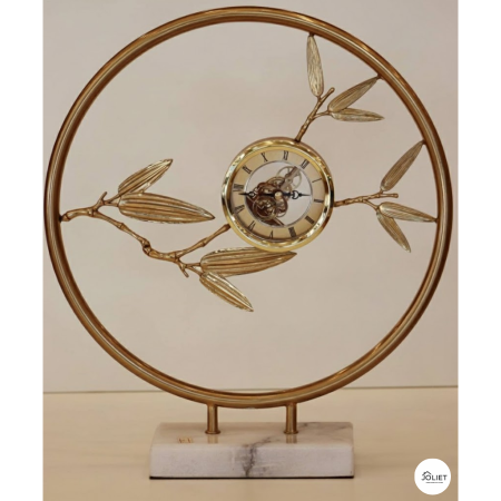 ساعة فخمة - fancy golden o'clock