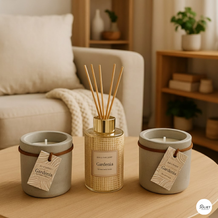 بكج معطر عيدان مع شموع