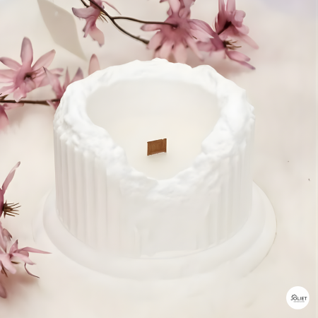 شمعة على شكل عمود يوناني - رائحة glamour & cheery