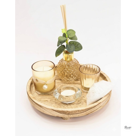 طقم شموع ومعطرات مع رمل